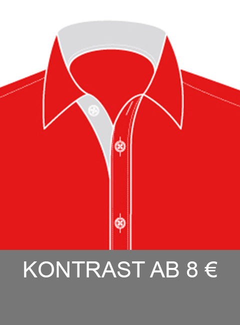 Kontrast mit Kontrastgarn  und Kontrastkragen am Hemd und Masshemd aus Frankfurt ab 8Euro